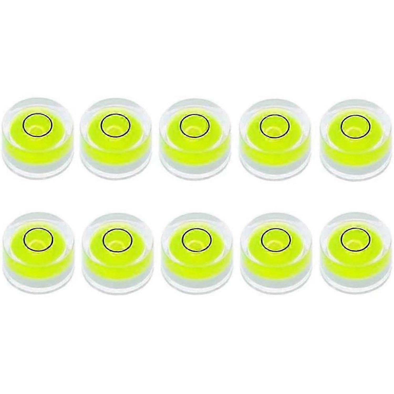10Pcs Mini Bubble Spirit Level for Leveling Tripod Telescope 10X6mm