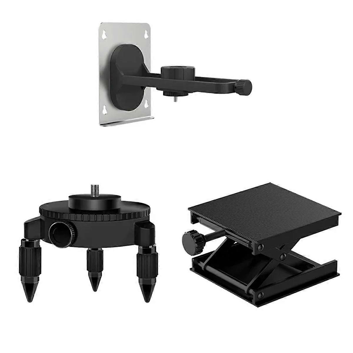 Universal Level Measurement Auxiliary Accessories (Rotating Base/Adjustable Lifting Platform/Wall B
