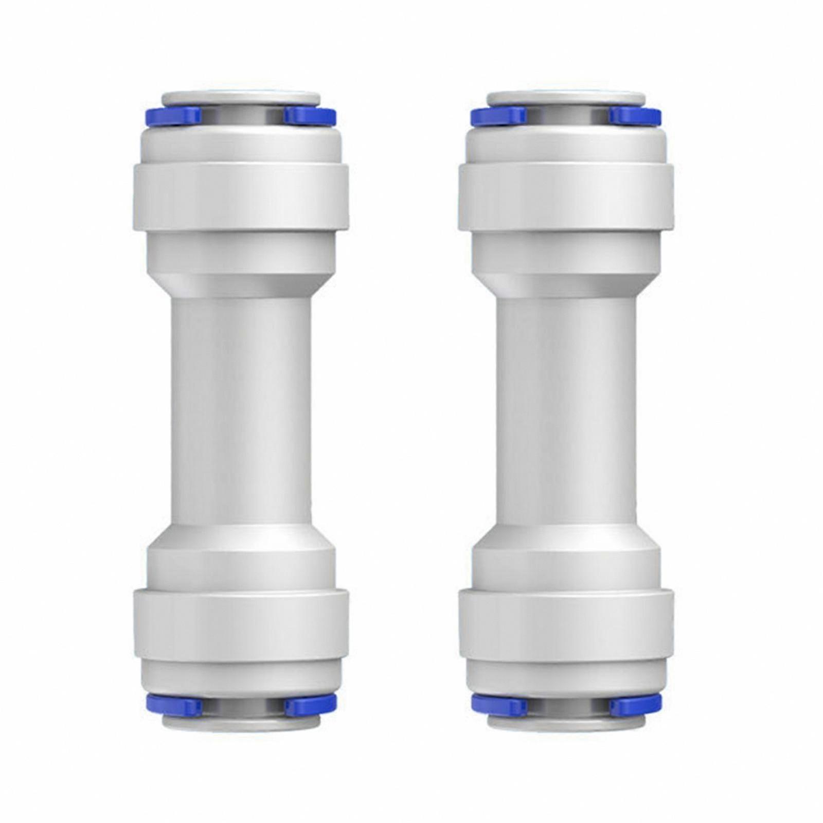 2PCS 3/8" Push-to-Connect Check Valves for Water Plumbing, Durable Plastic One-Way Fittings