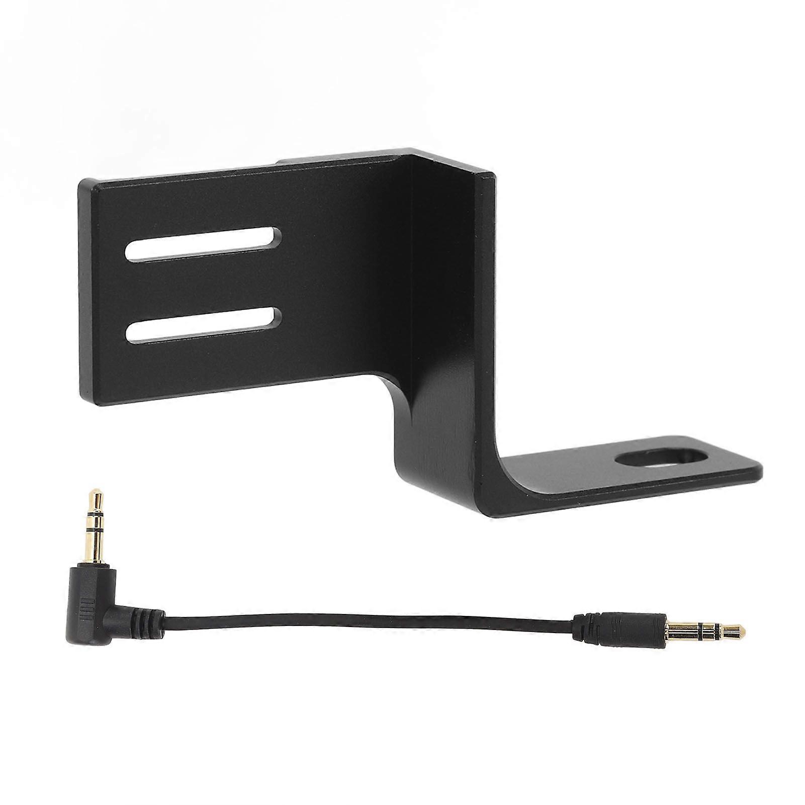 Unsichtbare Mikrofonhalterung passend für X5 X4 X3 X2 Externer Mikrofonhalter mit 3,5-mm-Soundkabel