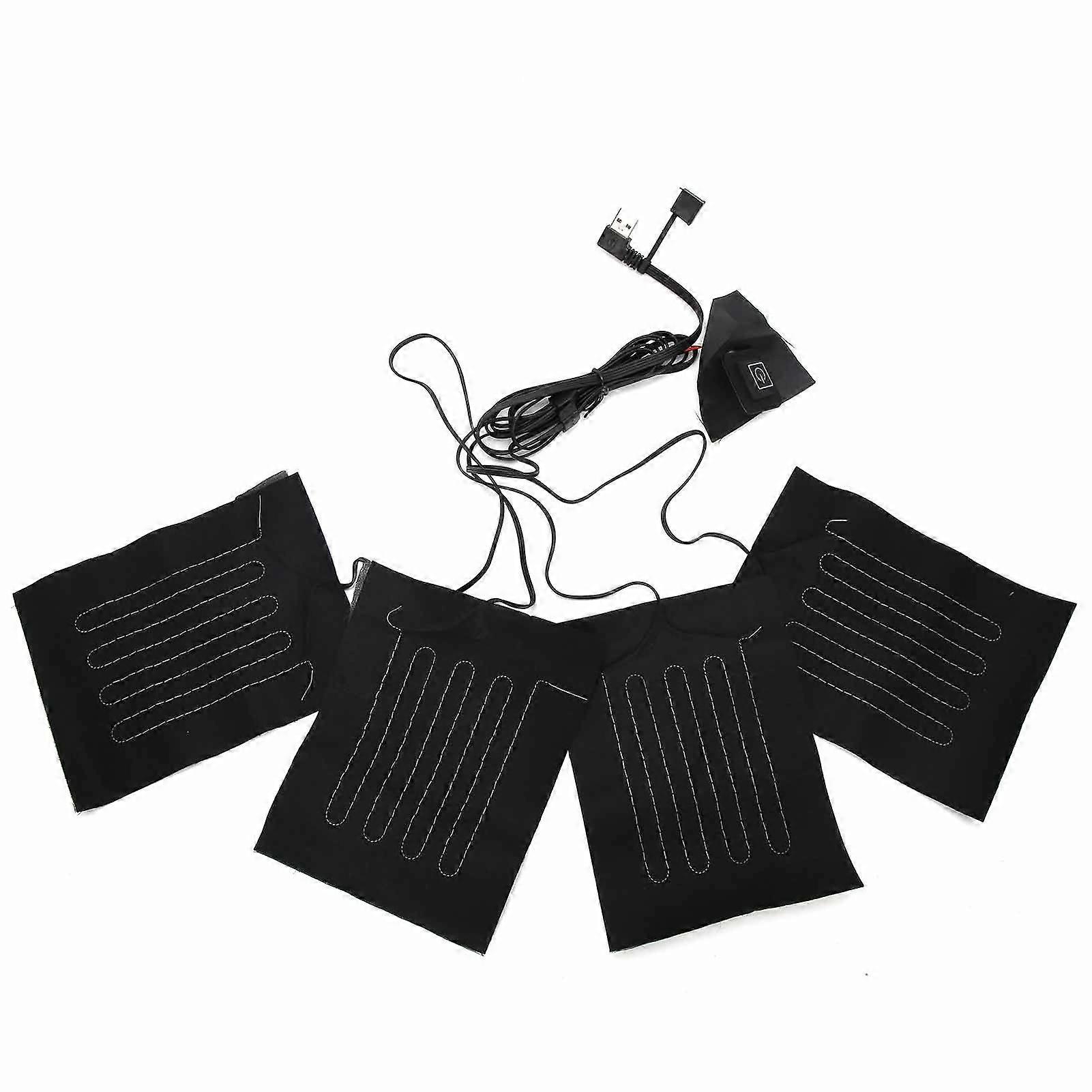USB Electric Heating Pads Cloth Warming Heated Clothes Vest Jacket Pads Heater Sheet