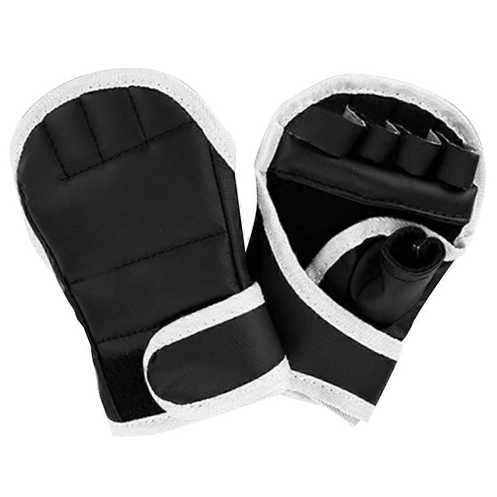 Portable Kickboxing Gloves Half-Finger Boxing Gloves for Training 5Pairs