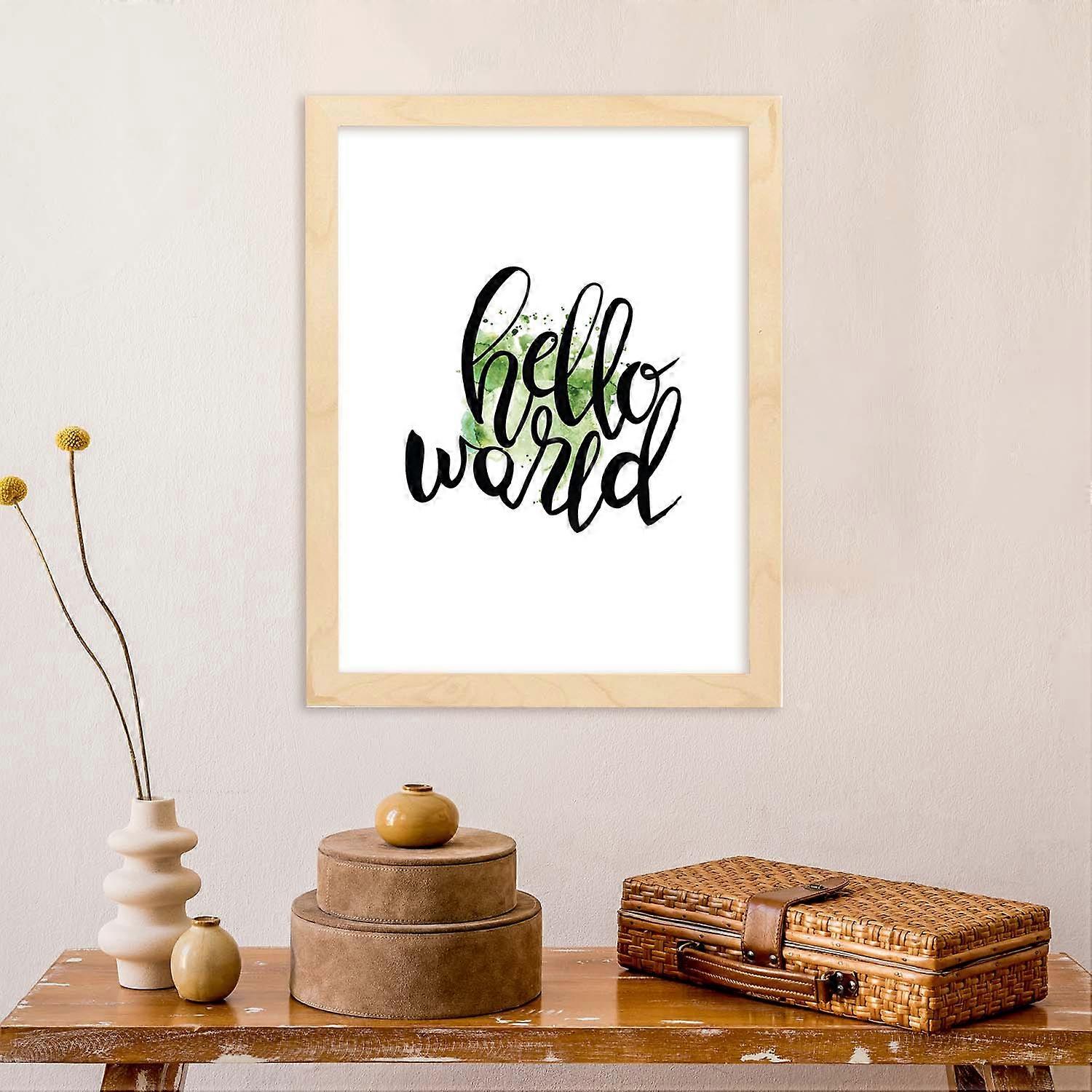 Impression Hello World avec des messages joyeux colorés