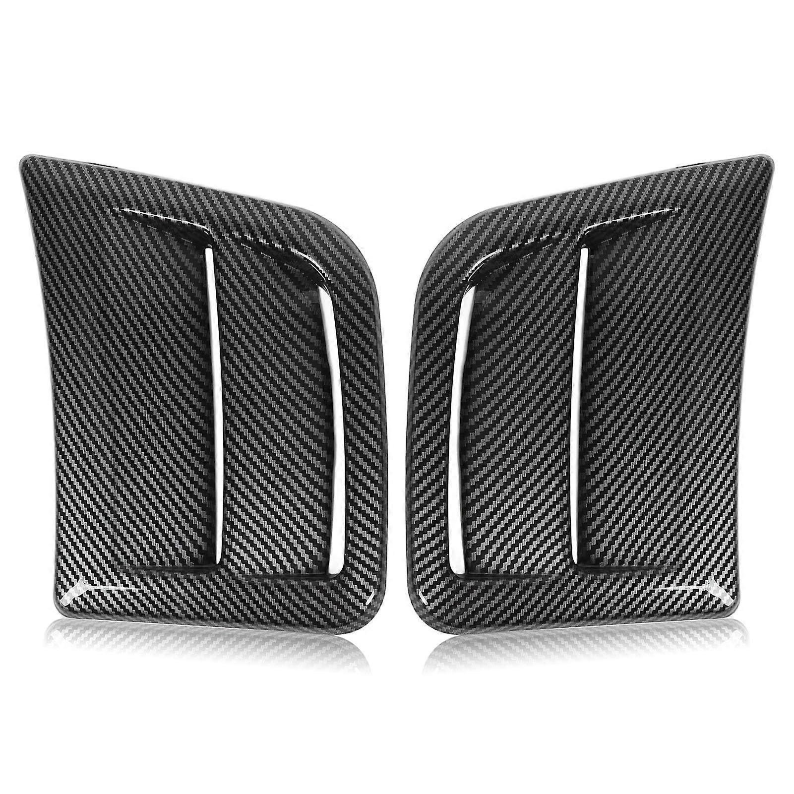 1 Pair Front Bumper Side Left Right Enhanced Airflow Stylish Look Air Vent Panel Trim Cover for Impreza WRX STI 2008 to 2014