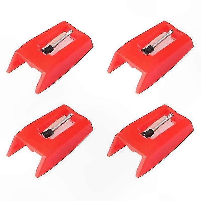 4-Pack Universal Record Player Stylus Needles Replacement for Vinyl Turntables