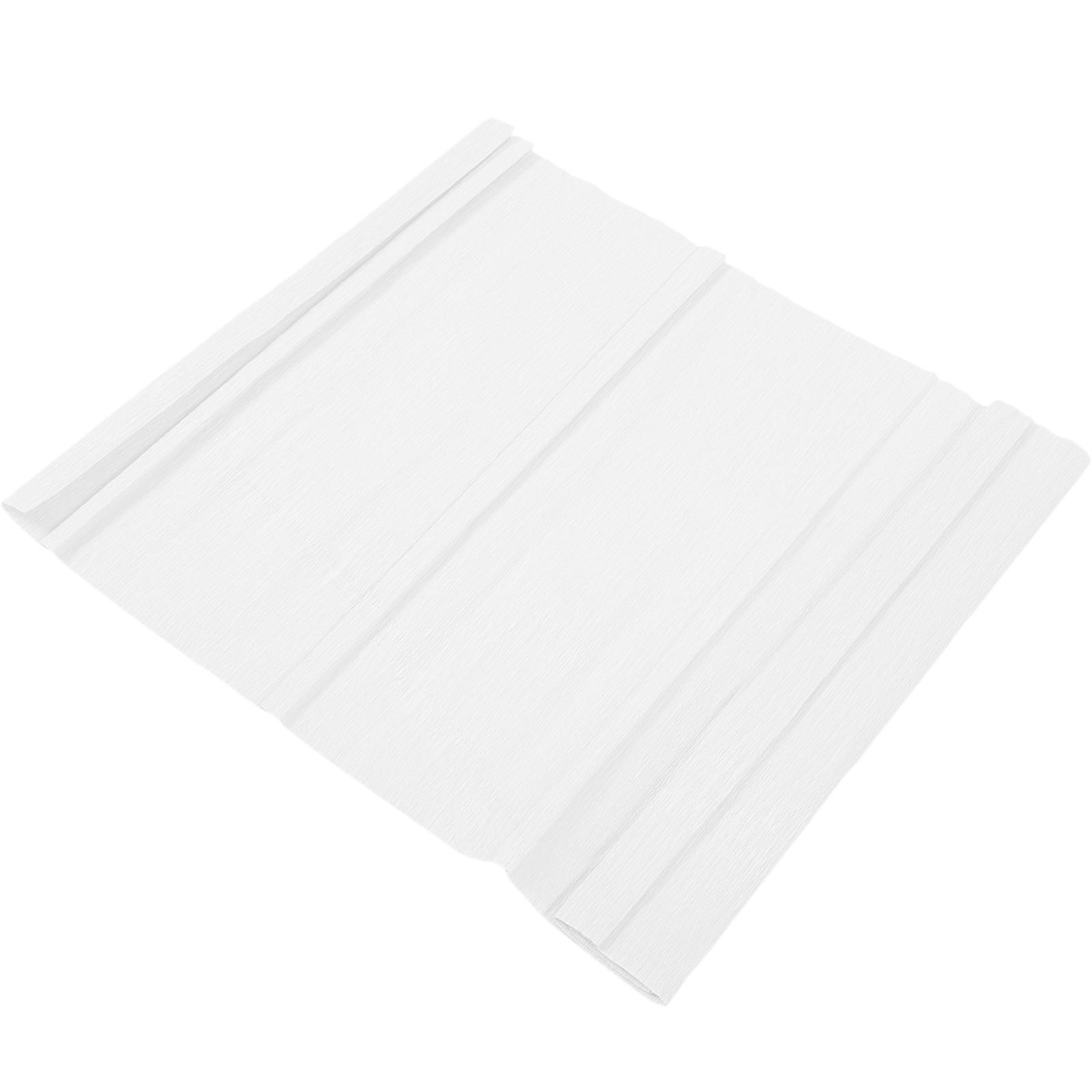 Crepe Paper Roll for DIY Use 1 Roll White Handcrafted Crepe Paper