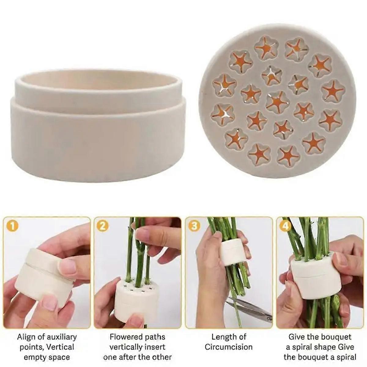 Flower Stem Support Reliable Spiral Ikebana Stem Holder A