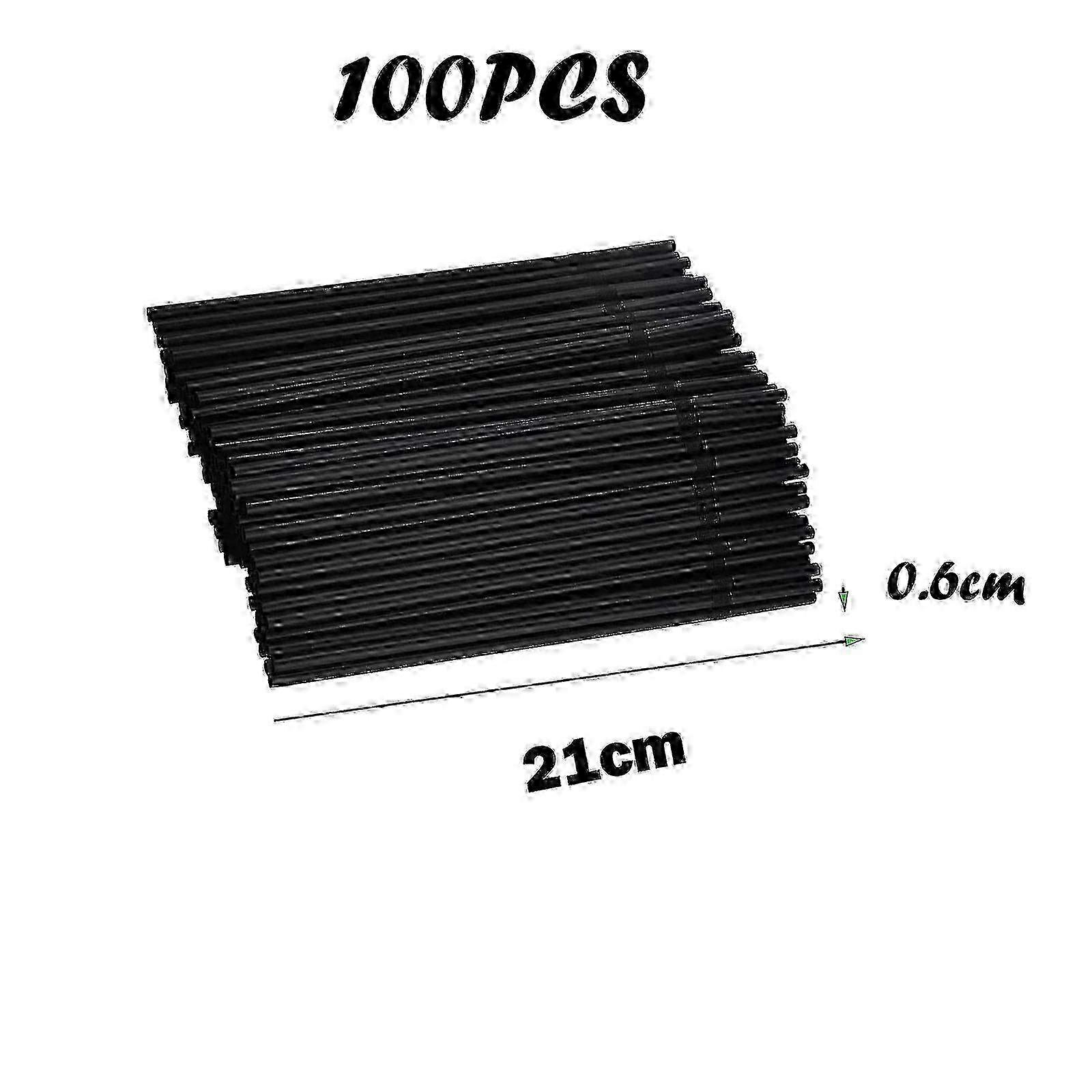 Black Disposable Plastic Drinking Straws 2025