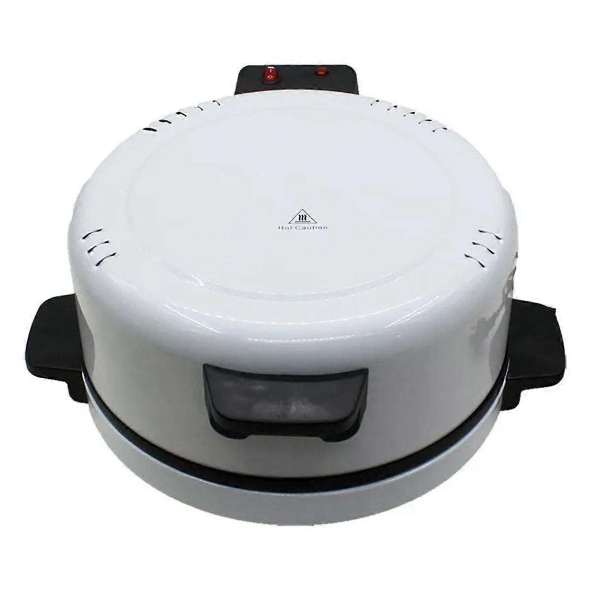 Double-Sided Grill Steak Machine Indoor Electric Pizza Oven Steak Bread Pizza Baking Pan with Indicator Light EU Plug