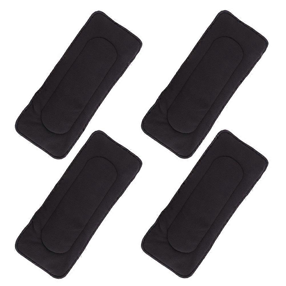 Washable Bamboo Charcoal Diaper Inserts 5-Layer Absorbent 20 Pieces for Babies