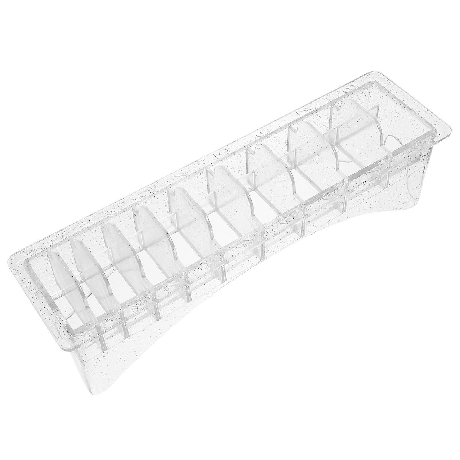 Hair Cutting Comb Holder Display For Hair Salons Rectangular Container 3Pcs Capacity