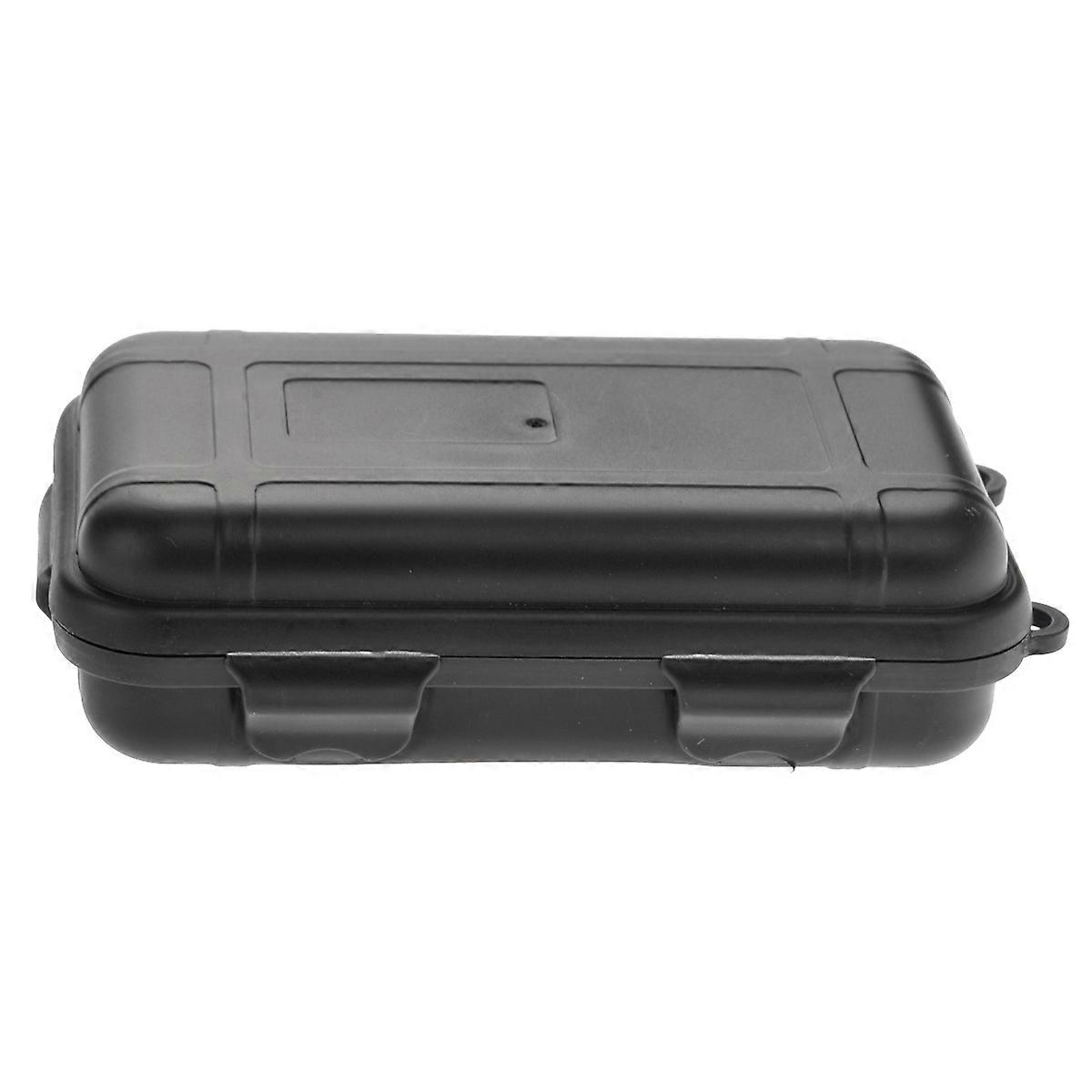 Portable Airtight Storage Box For Camping And Water Sports 3Pcs Black Durable Rectangular Design