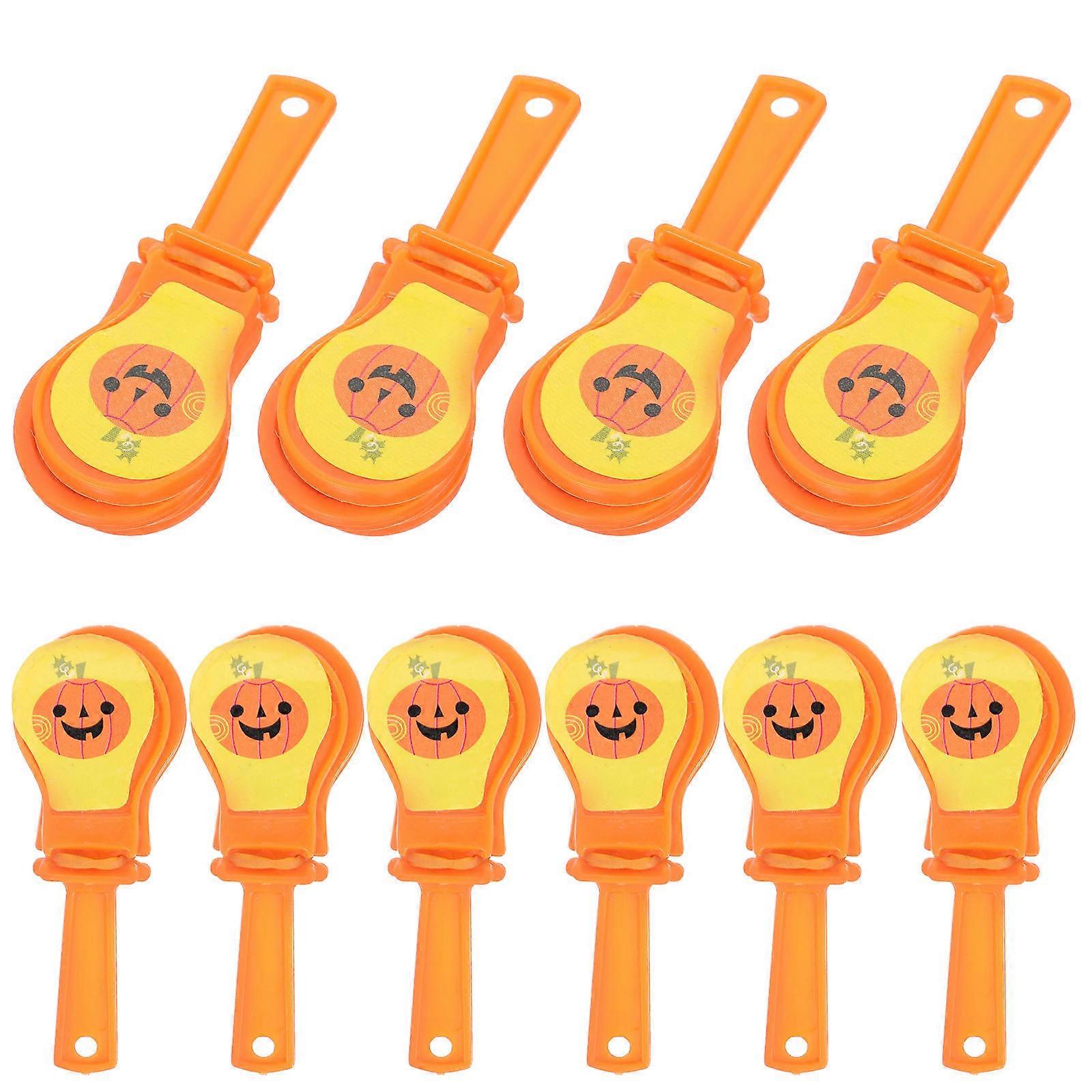 20 Pcs Halloween Hand Clapper Game Cheering Noisemakers Ideal For School Events And New Year Parties Made Of Plastic