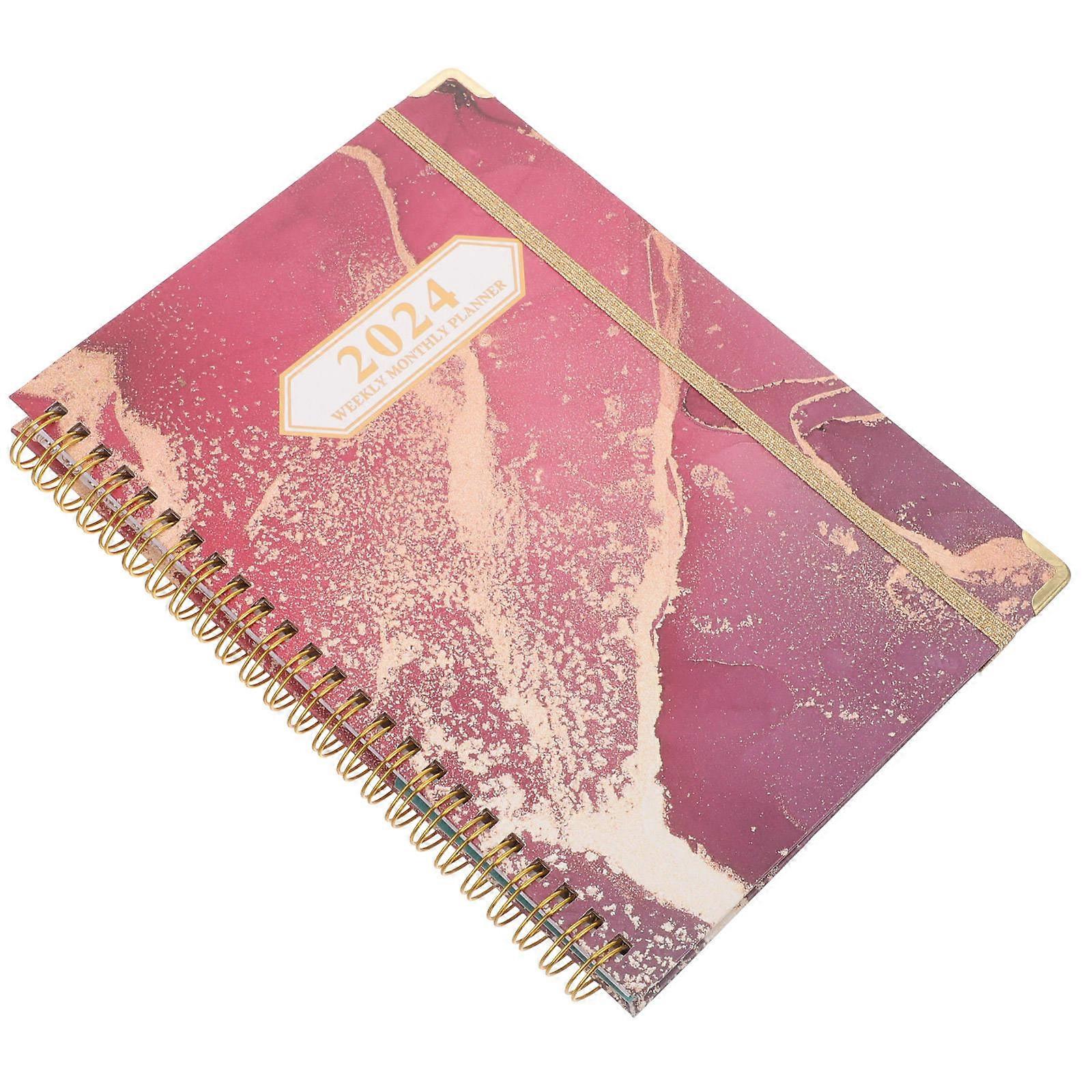 3Pcs Decorative Notepad Notebook For On The Go Use For Students In Pink With Premium Paper For Effective Fitness Tracking