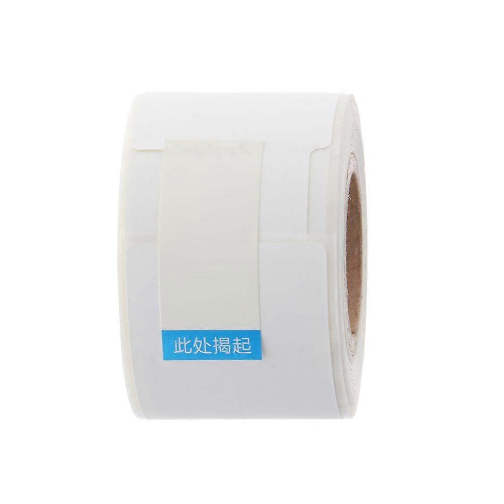 Network Cable Label Waterproof Thermal Paper For Cable Management And Installation 2 Rolls In White Color Measuring 1.8x1.8x2.4in