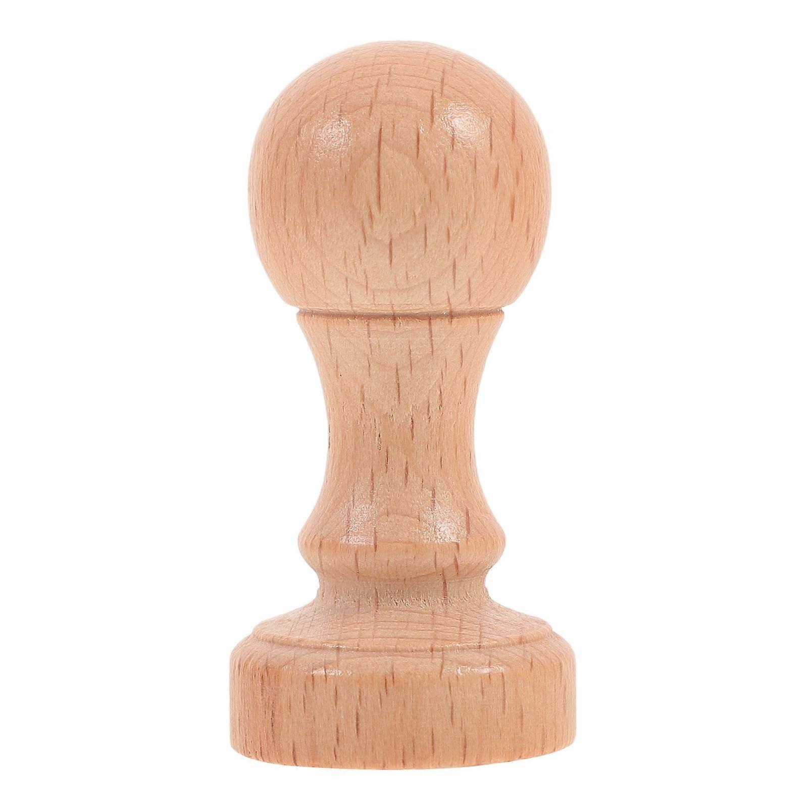 Natural Wood Stamp Diy Stamper Unfinished Wood Stamper For Creative Diy Projects Khaki 1Pack