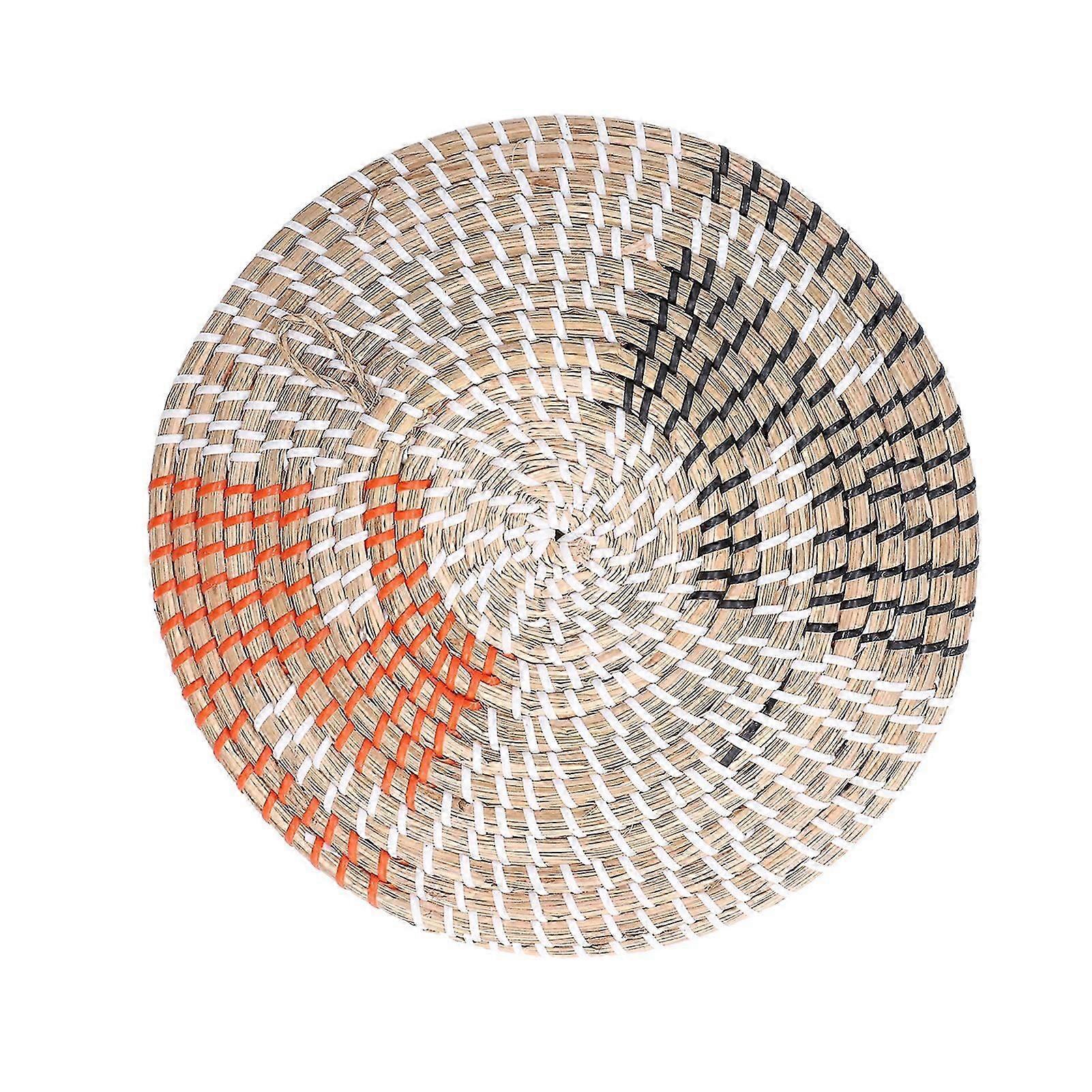 Woven Basket Wall Decor DIY Practical Attractive Home Ornaments