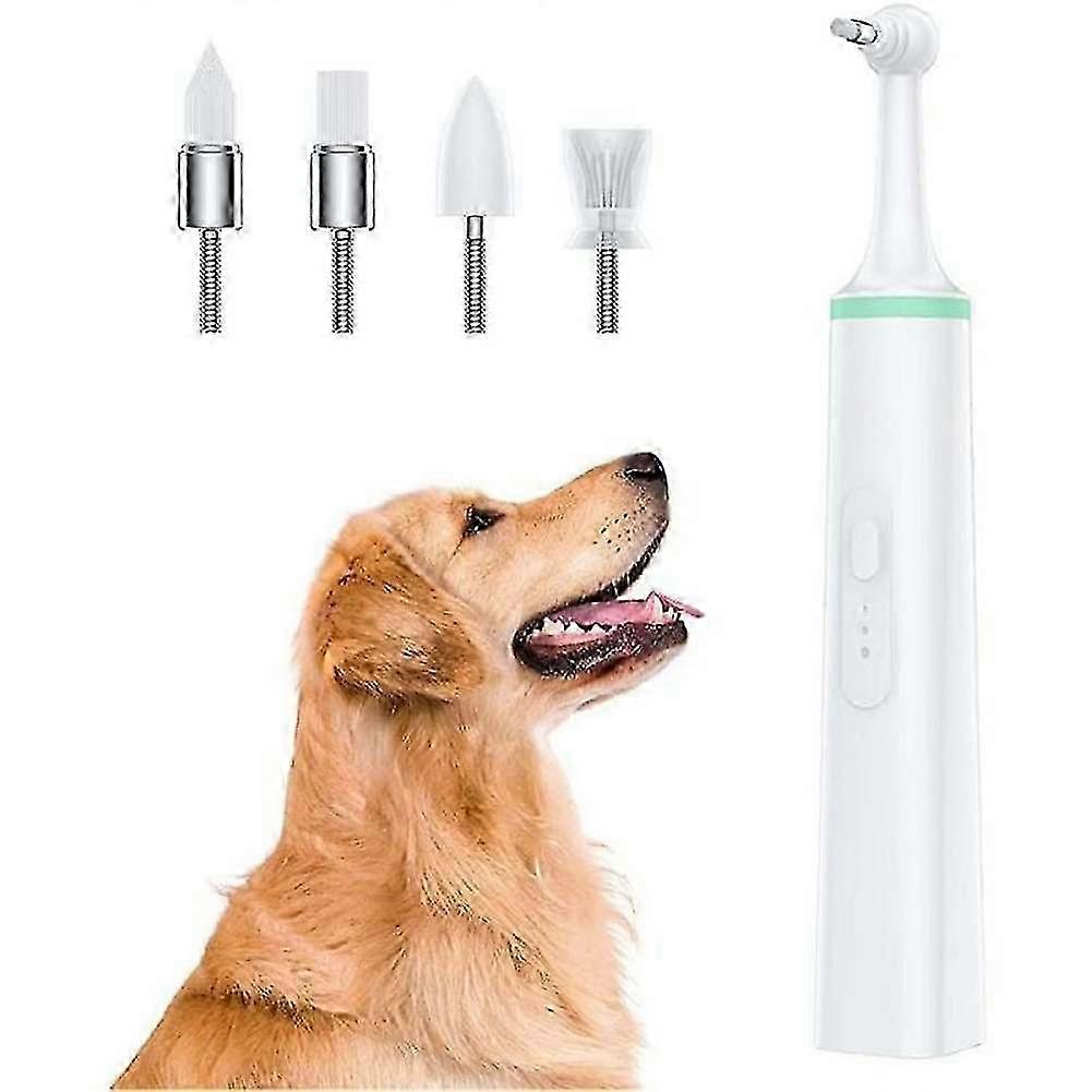 Pet Dental Hygiene Essential, Dog Tartar Remover with LED Light for Precise Cleaning, Safe and Efficient Ultrasonic Tooth Cleaner for Your Furry 2025