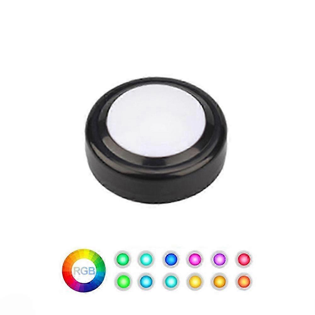 2025 LED Puck Light Remote Control Dimmable Wireless Touch Sensor Battery Operated