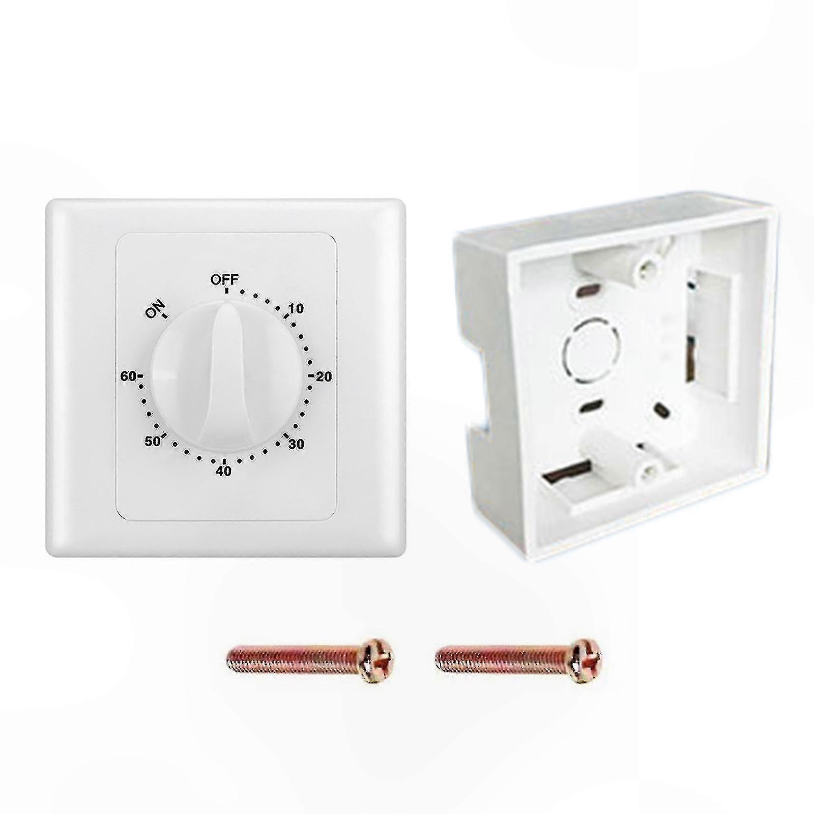 Mechanical Timer Switch with Auto Power Off and Countdown Function in Minutes