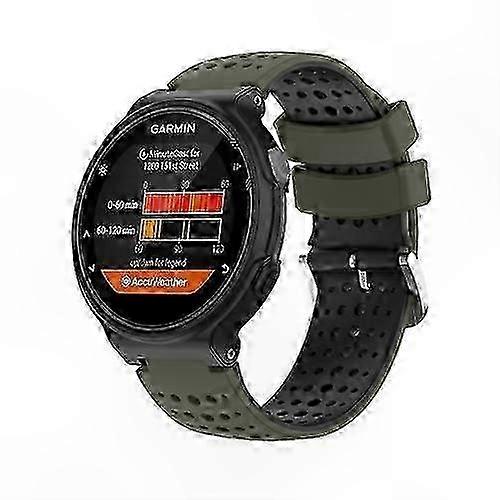 Silicone Two-tone Watch Strap for Golf GPS Smartwatch