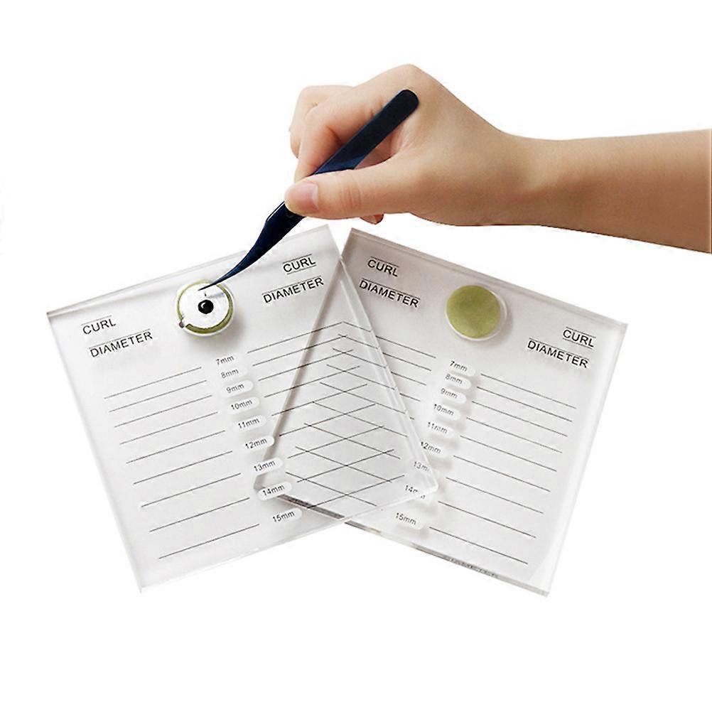 Eyelash Plate White Designed for Eyelash Extension with Strong Sticky Backing