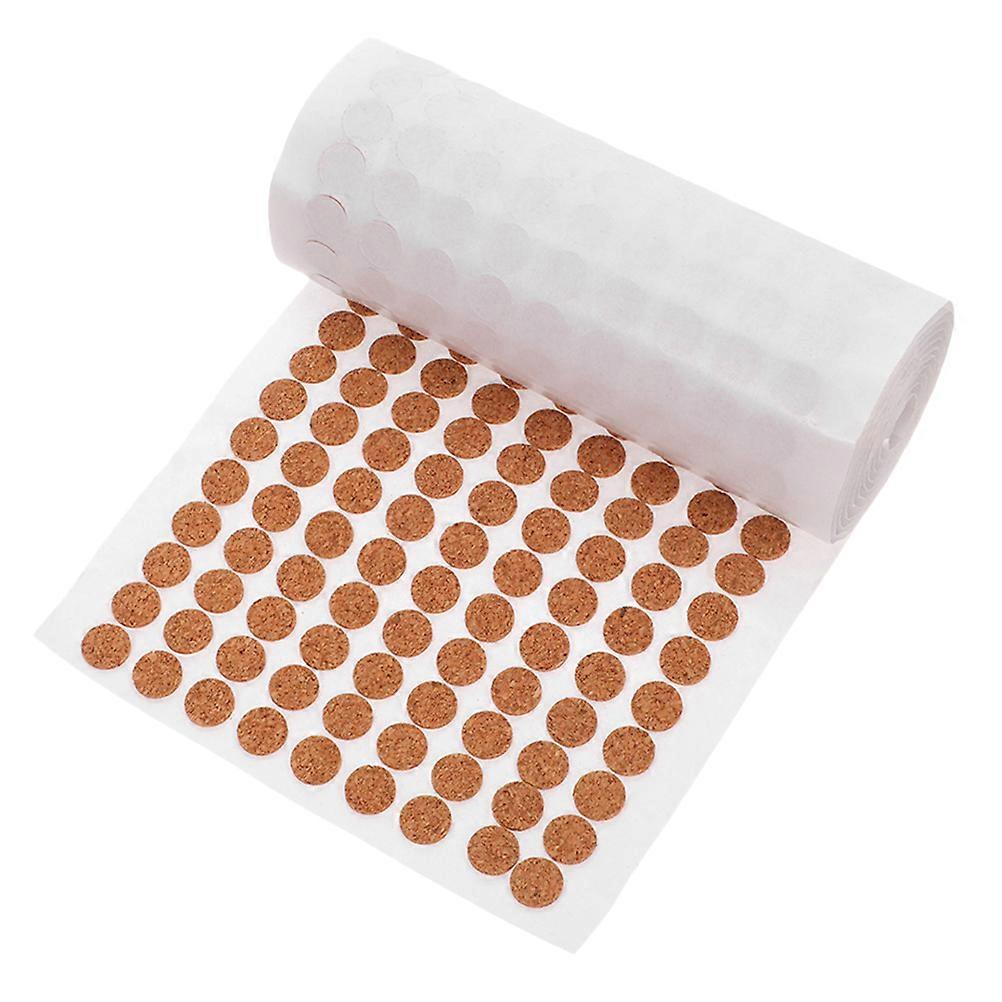 Self Adhesive Cork Door Pads Cabinet Bumper for Home Use 3 Rolls