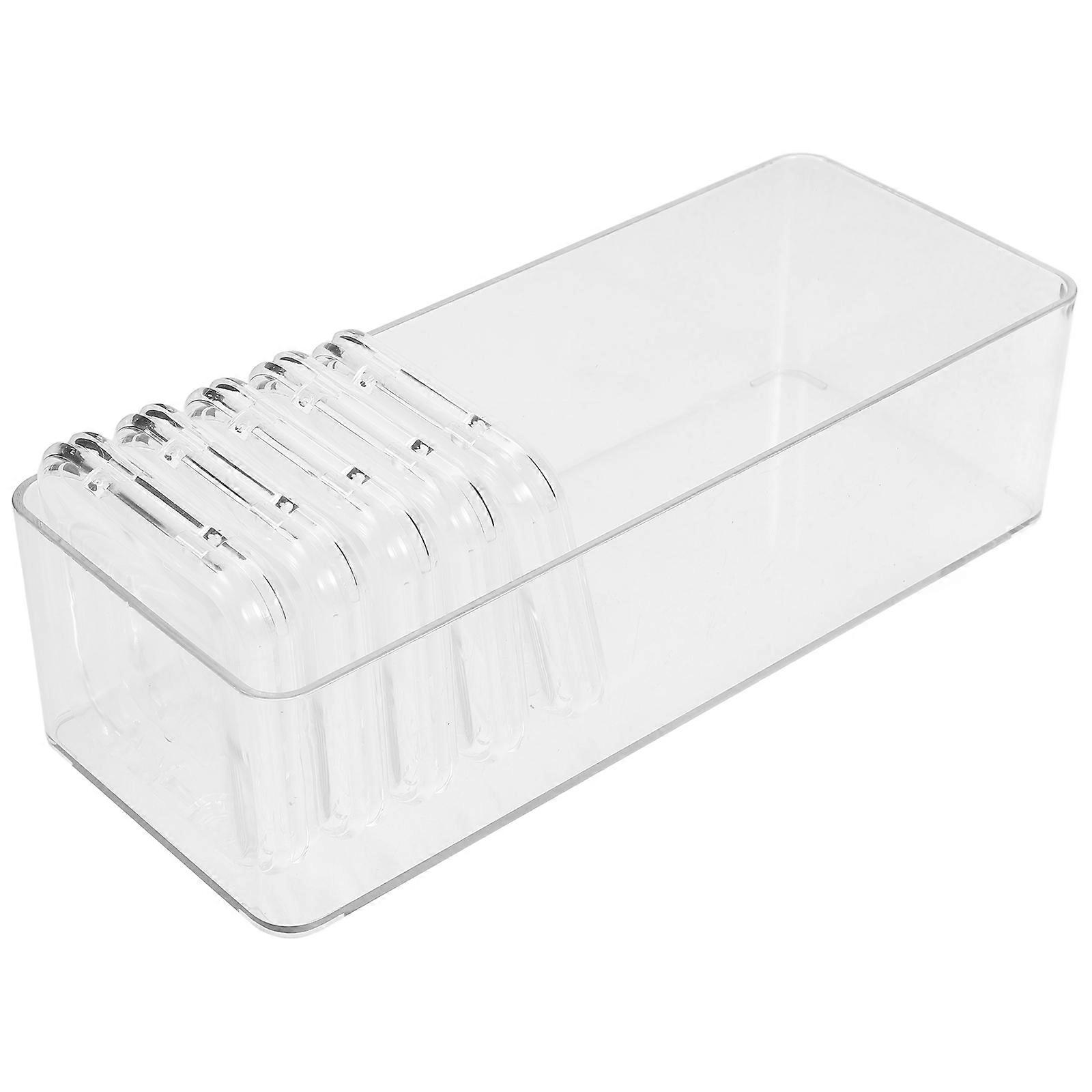 Transparent Acrylic Badge Holder for Storage 1Set Button Badge Display Case