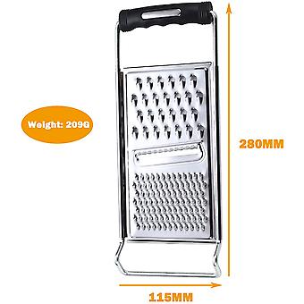 Grattugia per verdure multifunzionale in acciaio inossidabile 2/4/6 lati affettatrice truratori manuali per formaggi patate grattugie accessori da cucina  15