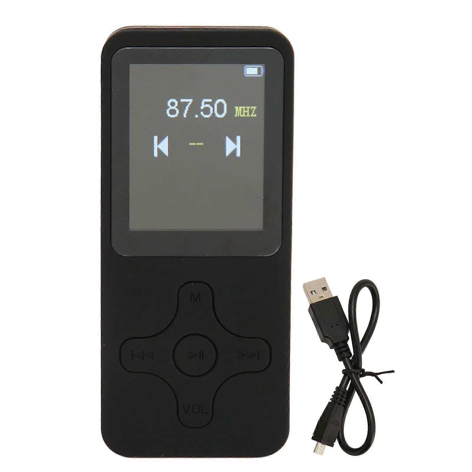 MP3 Player Bluetooth 5.0 Video Playback FM Radio Electric Book Recorder Alarm Clock HiFi Music Player with Speaker