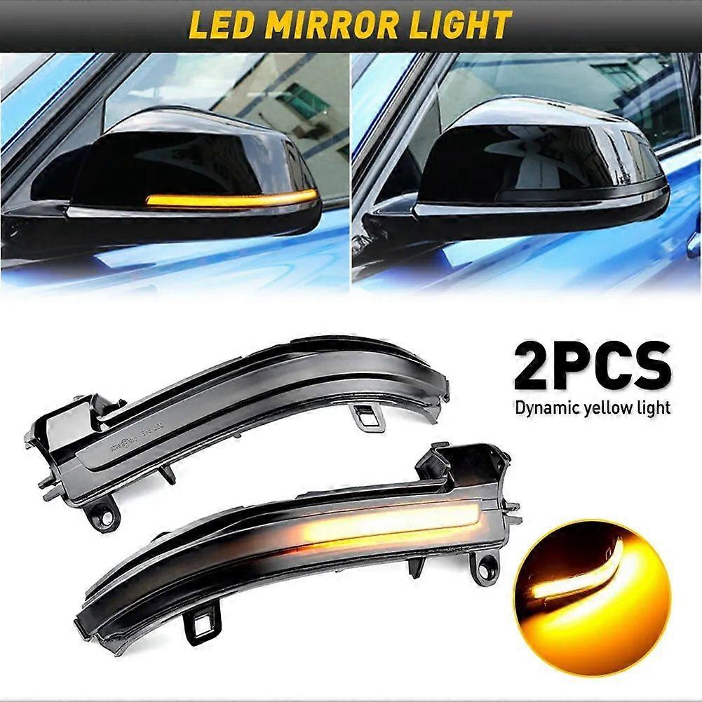 Dynamic LED Side Mirror Turn Signal Lamp Light for BMW 1 2 3 4 Series F20 F21 F22 F30 63137280771, 63137280772