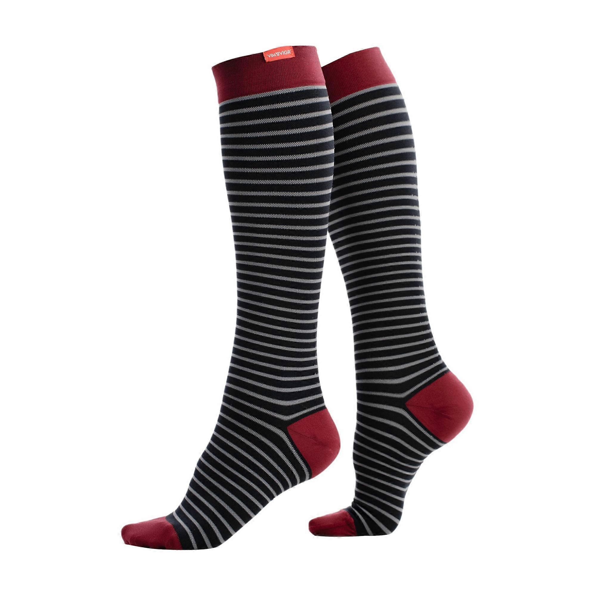 VIM&VIGR - Nylon 30-40mmhg Graduated Compression Unisex Socks