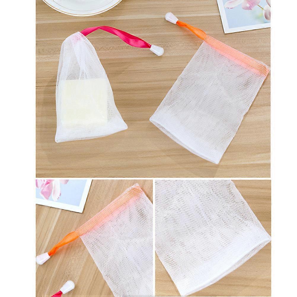 Shower Foaming Nets Soap Foaming Net for Cleansing Use 25Pcs Random Color