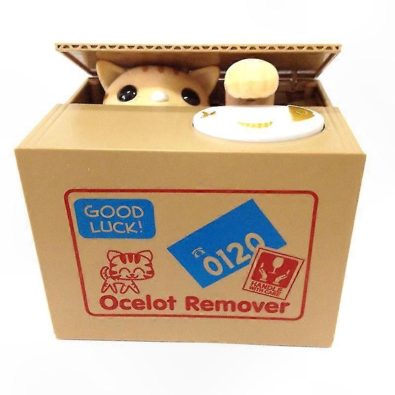 Coin Stealing Cat Box for Saving Spare Change