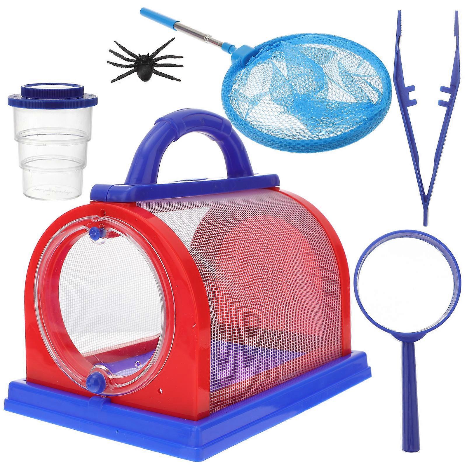 Insect Catching Net Observation Cage Set for Kids 1Set