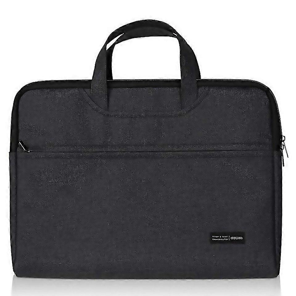 For Deli 5590 Portable Briefcase Meeting Record Storage Bag Computer Bag