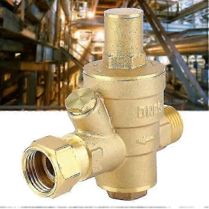 صمام تخفيض الضغط صمام منظم خفض ضغط الماء القابل للتعديل Dn15 1/2 'Pn1.6
