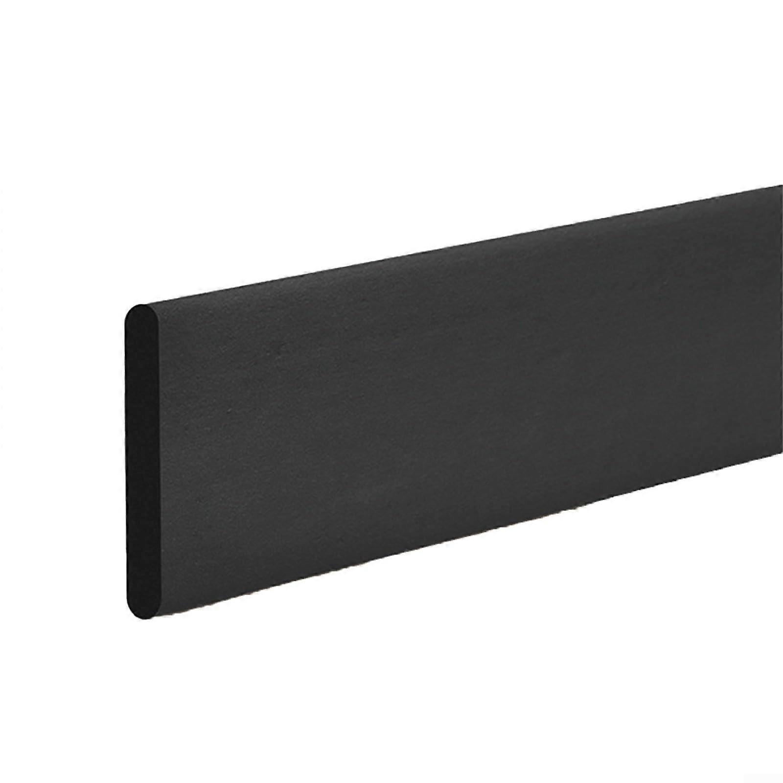 2M Foam Cotton Wall Skirting Line For Collision Prevention Black 2M Length Foam Cotton Material