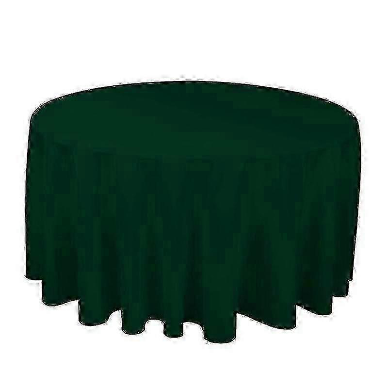 party table cover round polyester solid 1pcs