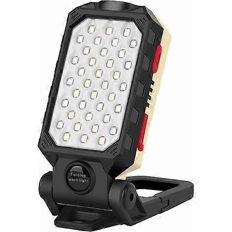 Work Lights, Workshop Lights, Rechargeable Floodlights, for Camping, Emergency