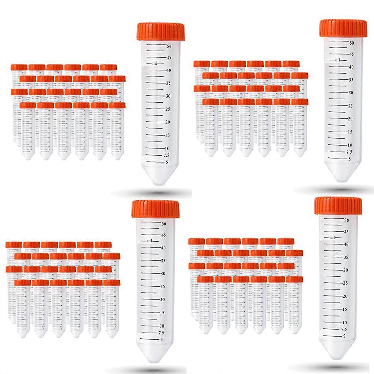 Conical Centrifuge Tubes 50Ml, 25 Pcs, Sterile Test Tubes with Screw