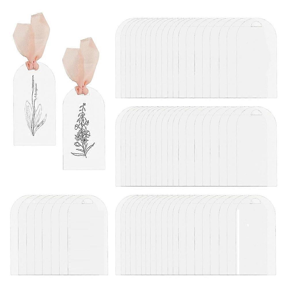 50Pc Acrylic Place Cards Wedding Blank