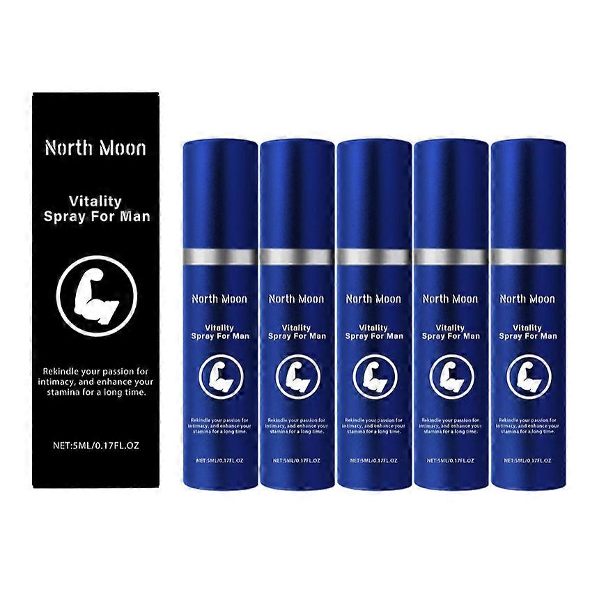 1-5x Miesten Elinvoimasuihke Hellävarainen ja ihoystävällinen Itseluottamuksen ja suorituskyvyn lisäämiseen