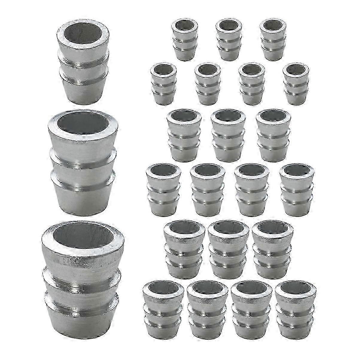 21 PCS Extended Round -Handle Wedge Safety Metal Wedge Hammer Handle Wedges Steel Wedge,(0.55/0.63/ Edition0722