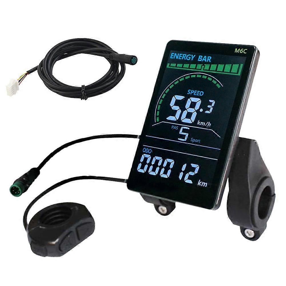 ELectric Bike large Colorful Screen TFT display M6C For Ebike Scooter Bicycle