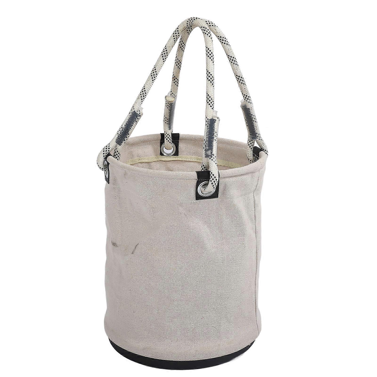 Κουβάς από καμβά 40x30cm 30KG με ρουλεμάν φορτίου, πλαστικό κάτω καρφί, μπουλόνια, οργάνωση εργαλείων για εργασίες συντήρησης, λευκό