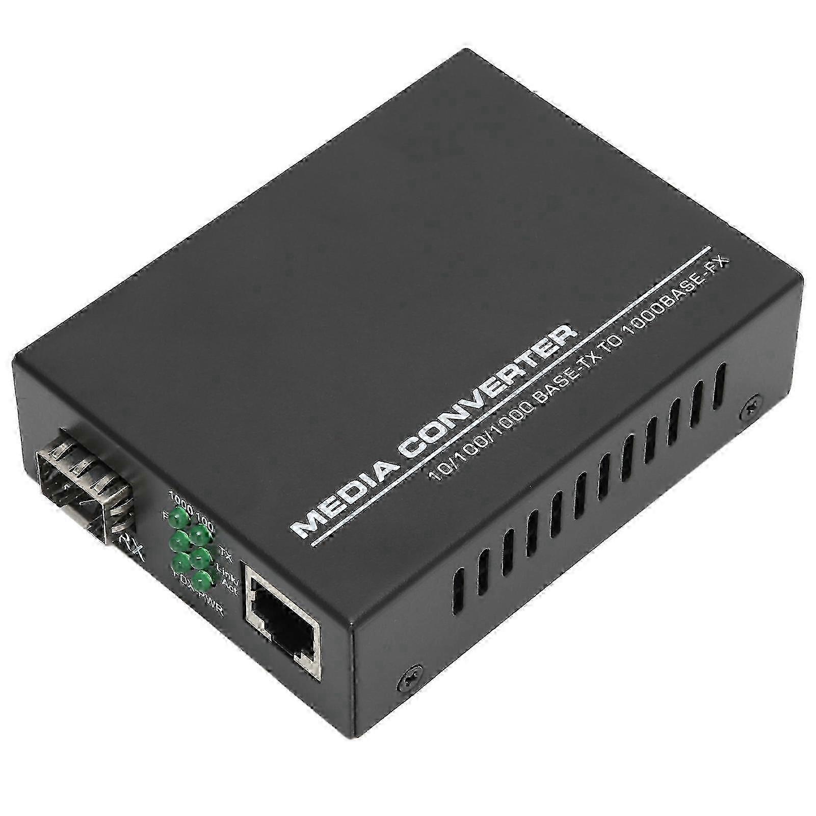 Media Converter Gigabit SFP to RJ45 10 100 1000Base TX to 1000Base FX Multimode Fiber to Ethernet Media Converter A-B