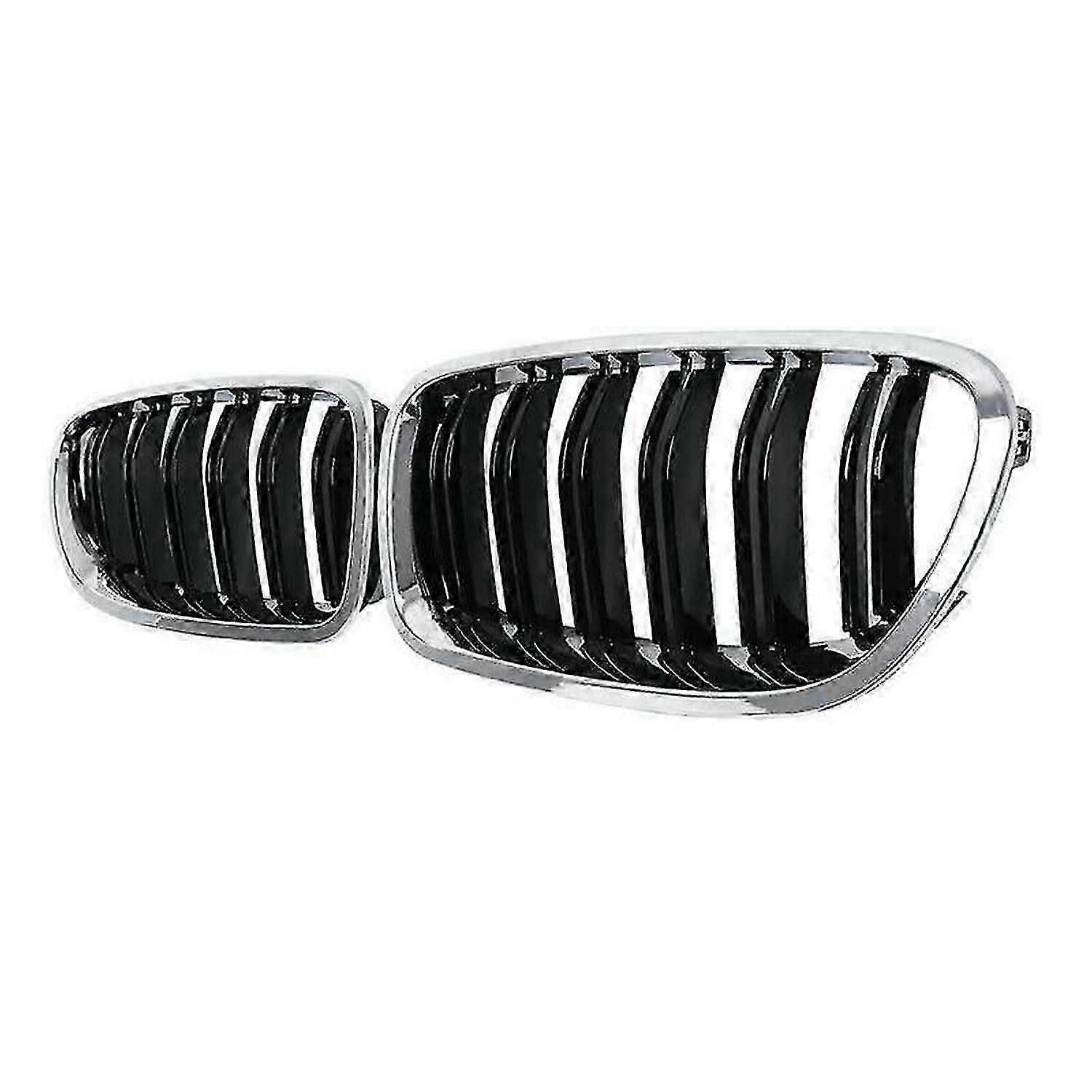 Black Dual Slats Front Kidney Grill For-F10/ F11 M5 535I 550I 2010-17