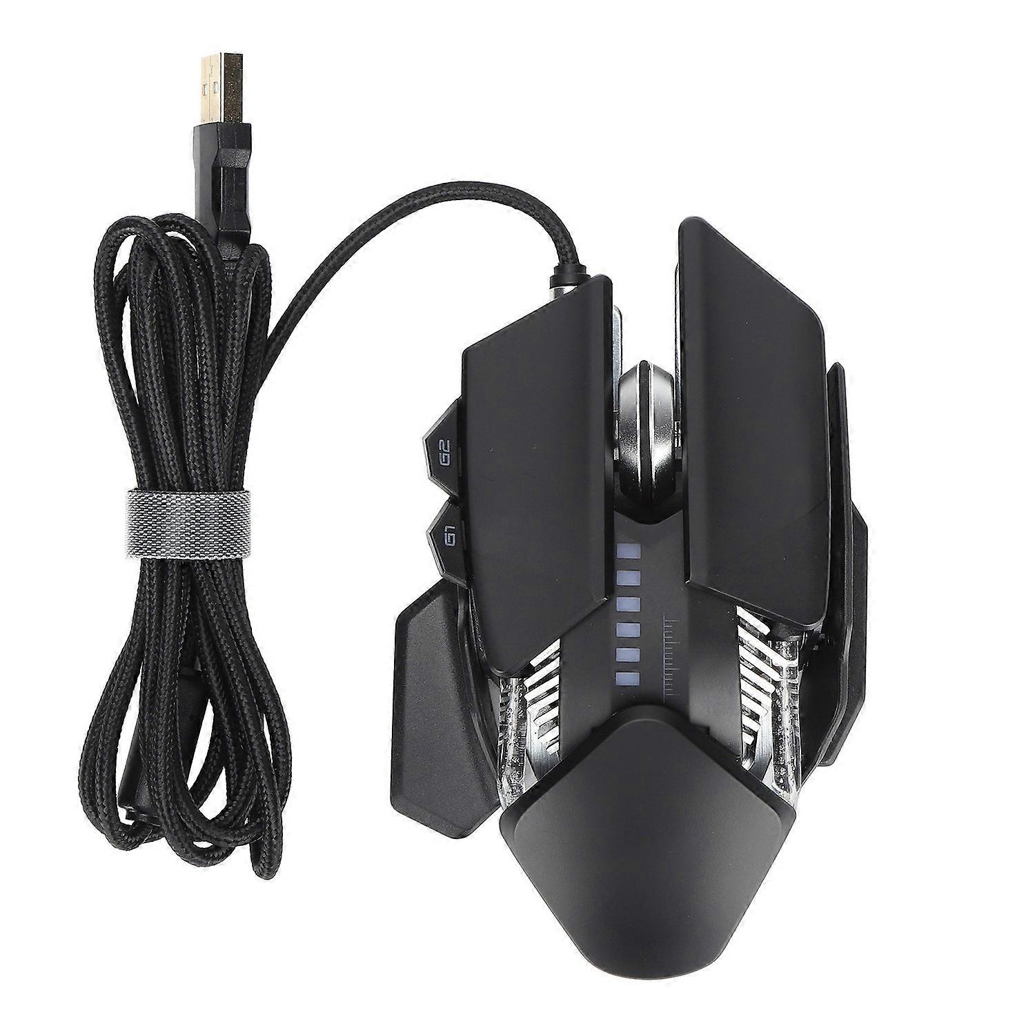 Gaming Mice Adjustable Shape Mechanical Mouse Office Game Dual Mode for Laptop PC