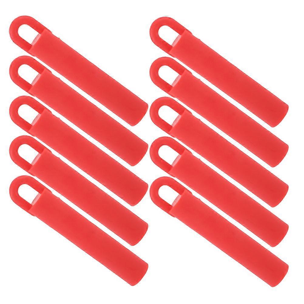 Billiard Cue Rack Organizer for Pool Cue 10Pcs Red Rubber Storage Clips
